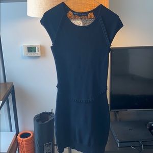 French connection navy bodycon dress